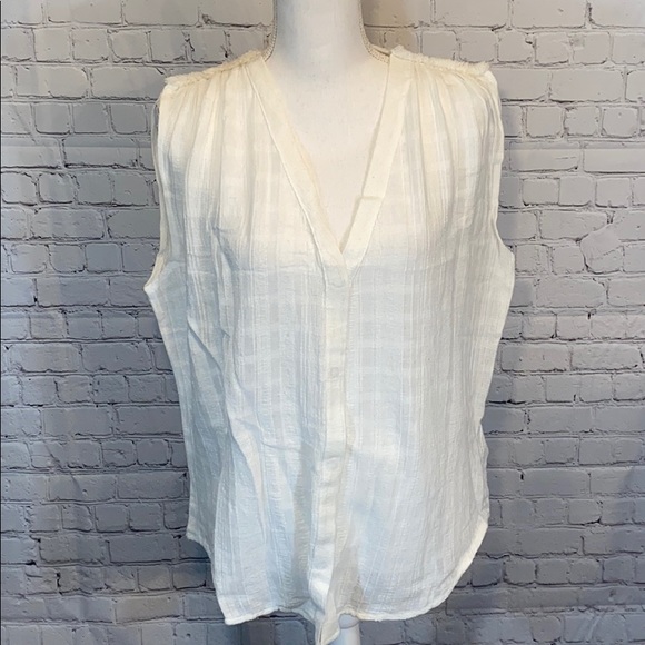KERSH Tank Top Cotton White-Medium - Picture 2 of 4